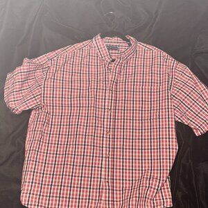 XL Mens Short Sleeve Button Down Dress Shirt